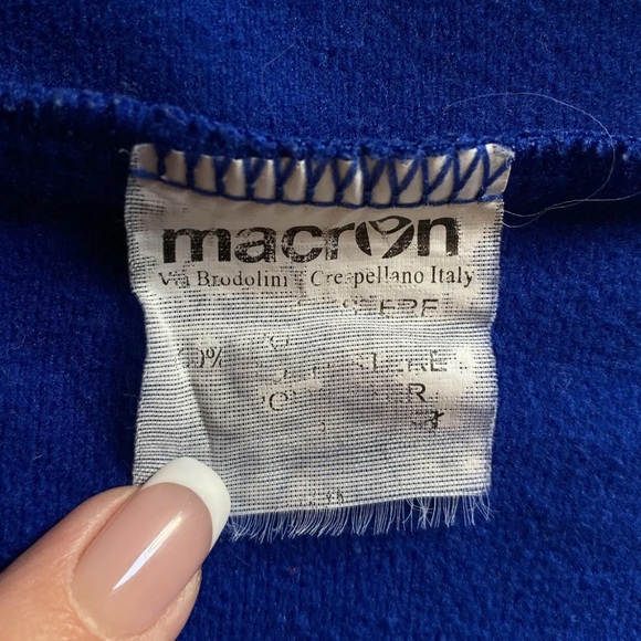 MENS SSC NAPOLI  AZZURRI TRAINING TOP JUMPER SOCCER FOOTBALL SHIRT JERSEY SIZE M - Picture 8 of 8